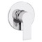 Polished Chrome Wall Mounted Shower Mixer, Rough-In Valve Included